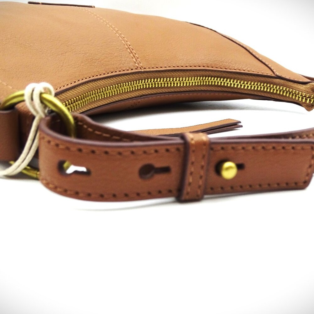 LUCKY BRAND Genuine Honey Tan Color Leather Shouler Bag - Picture 8 of 11